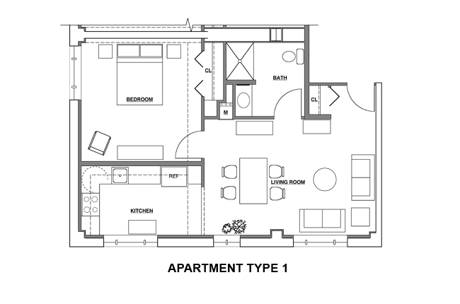 PA690 Homestead Apts. Bldg. C Floor Plans