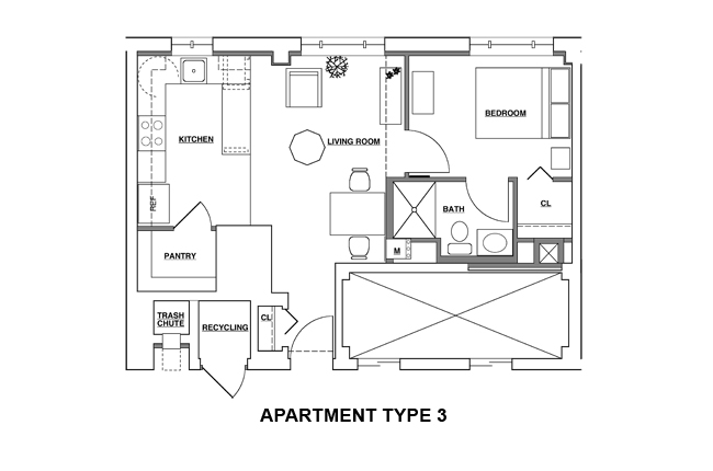 PA690 Homestead Apts. Bldg. C Floor Plans