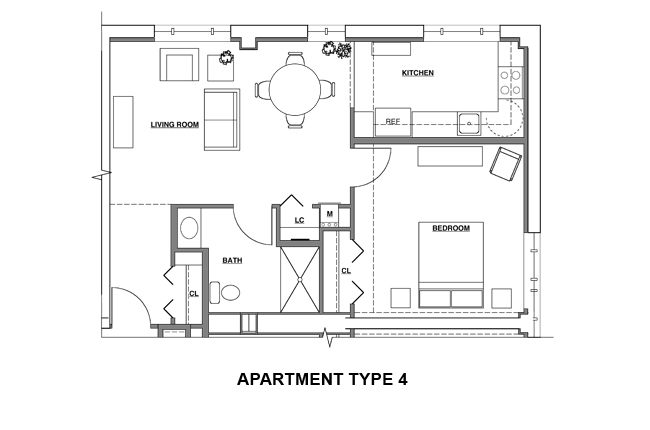 PA690 Homestead Apts. Bldg. C Floor Plans